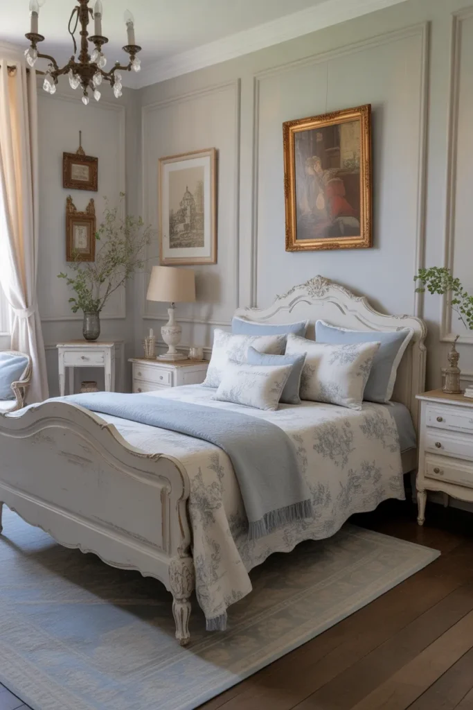  French Country Guest Bedroom Elegance