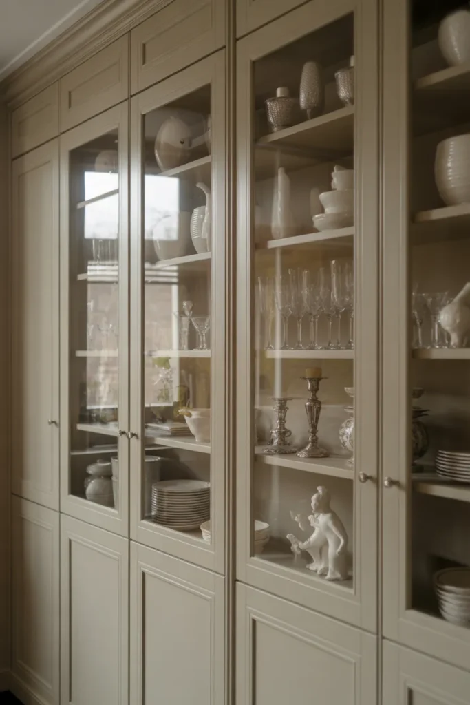 Glass Display Built-Ins