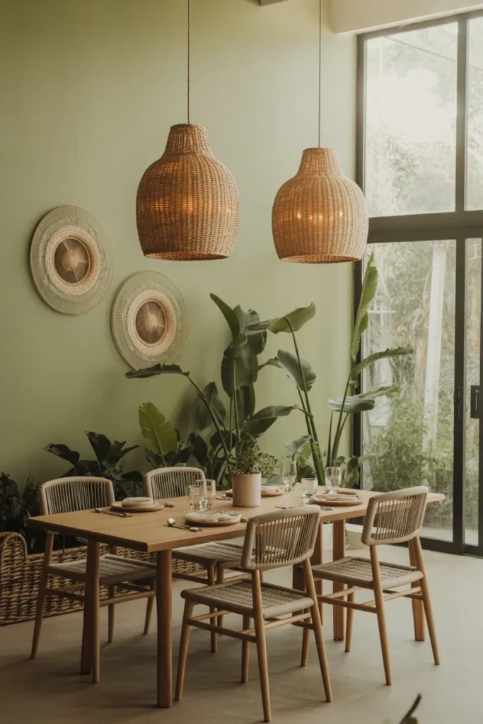 Green Oasis Dining Room