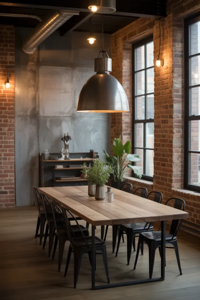 Industrial Loft Dining Room