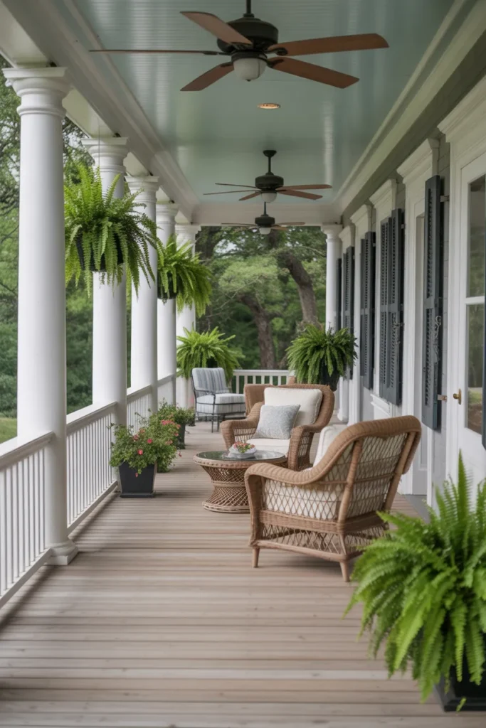 Inviting Southern-Style Porch