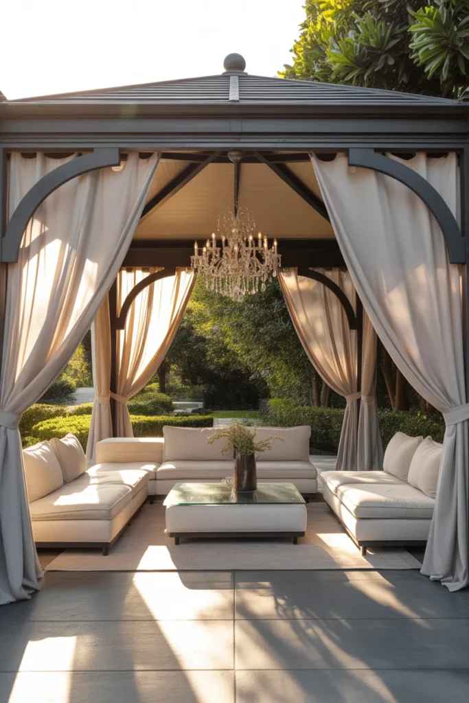 Luxurious Outdoor Living Gazebo