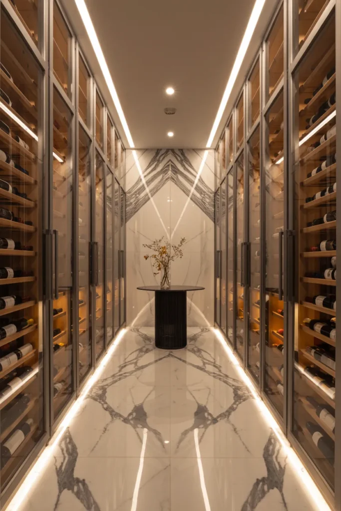  Luxury Marble Wine Cellar
