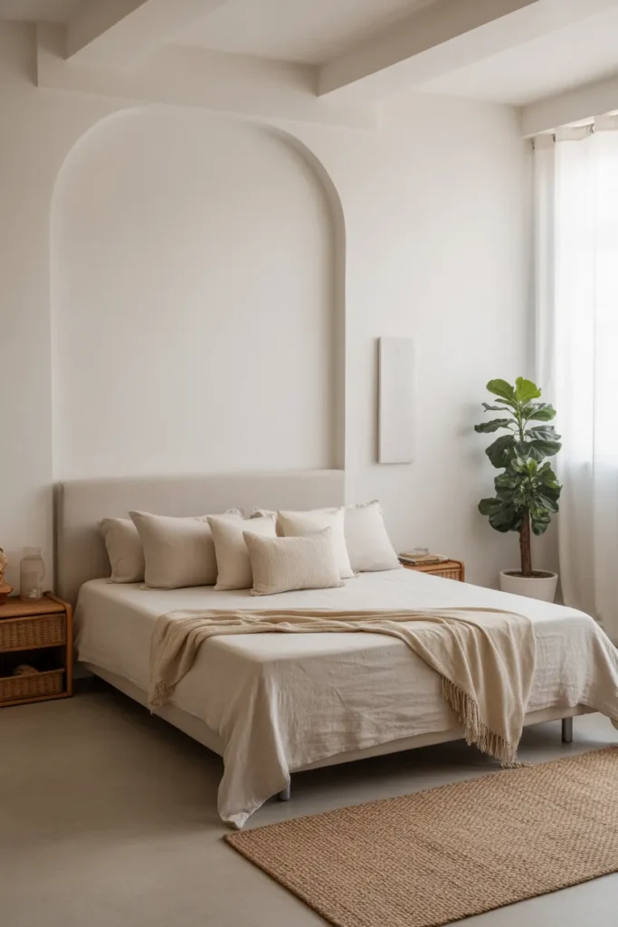 Minimalist Guest Bedroom with Zen Energy