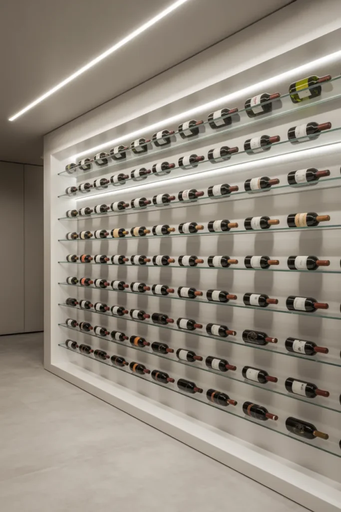  Minimalist Wine Wall Display