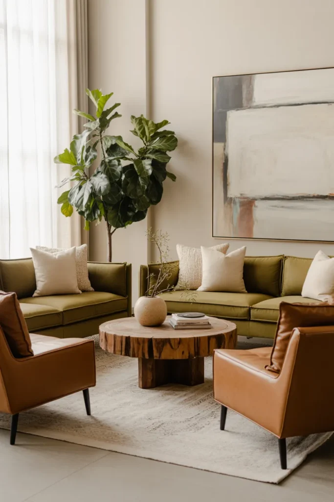 Mix Green with Neutrals