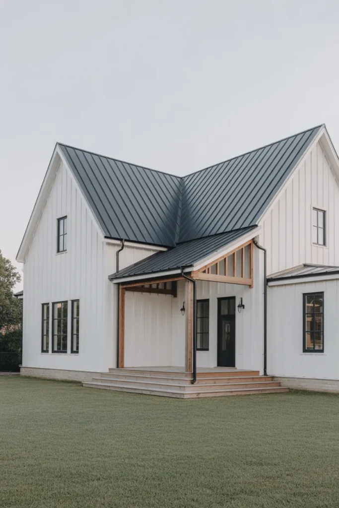  Modern Farmhouse with Black Metal Accents