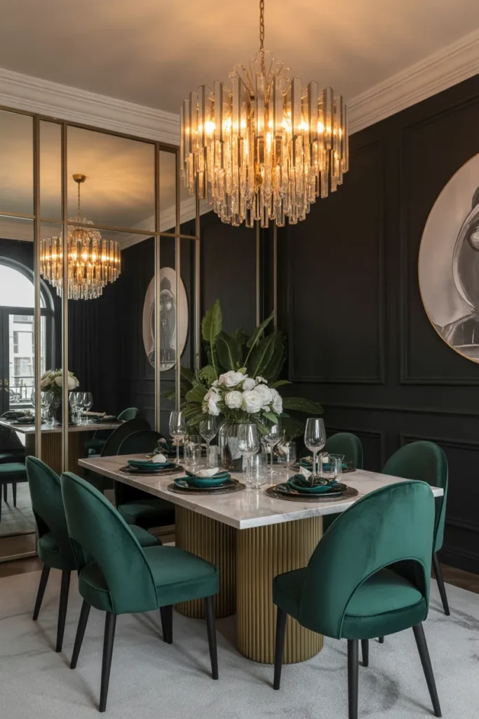 Modern Glam Dining Room