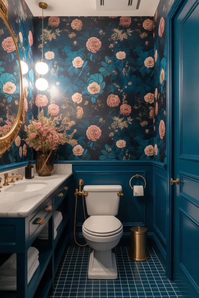 Moody Blue Wallpaper for Artistic Flair