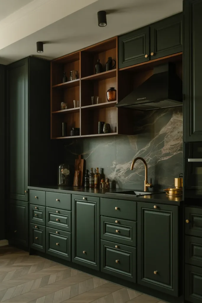 Moody Luxe Kitchenette