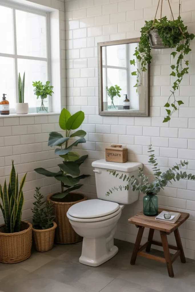 Nature-Inspired Greenery Accents