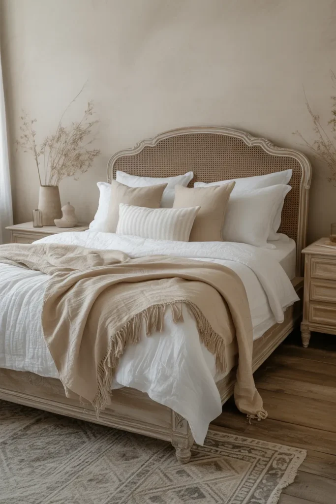 Neutral Boho Layers with Rustic Touches