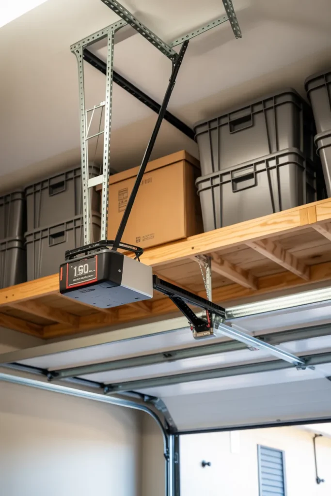Overhead Pulley Storage System