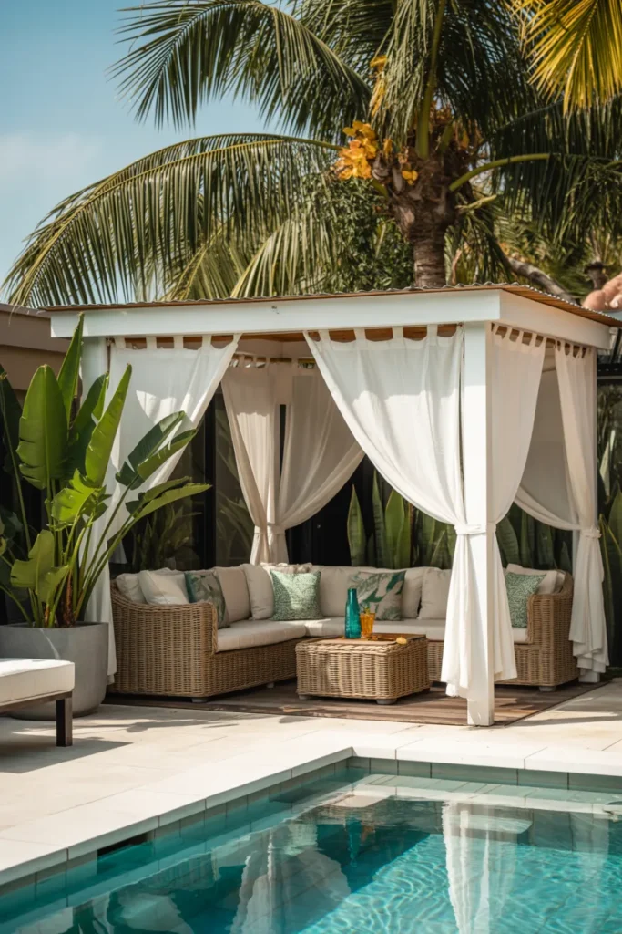 Poolside Garden Cabana