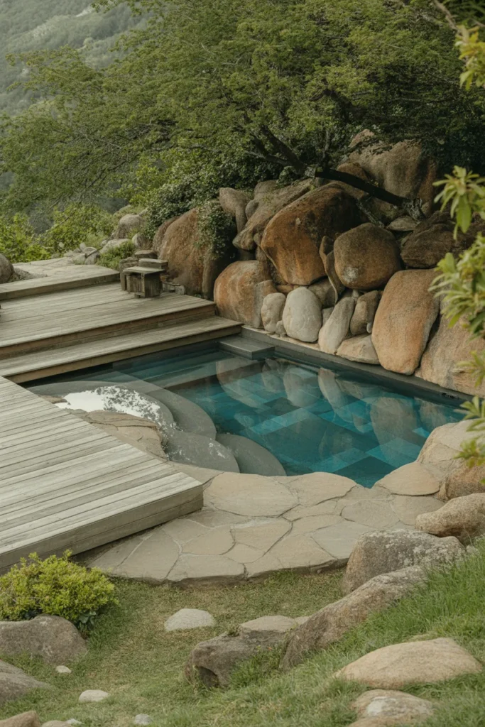 Rustic Stone Pool