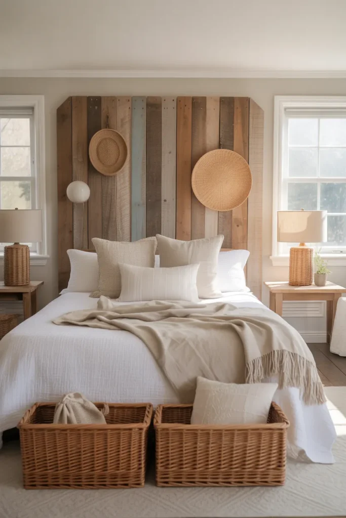 Rustic Wood and Woven Textures