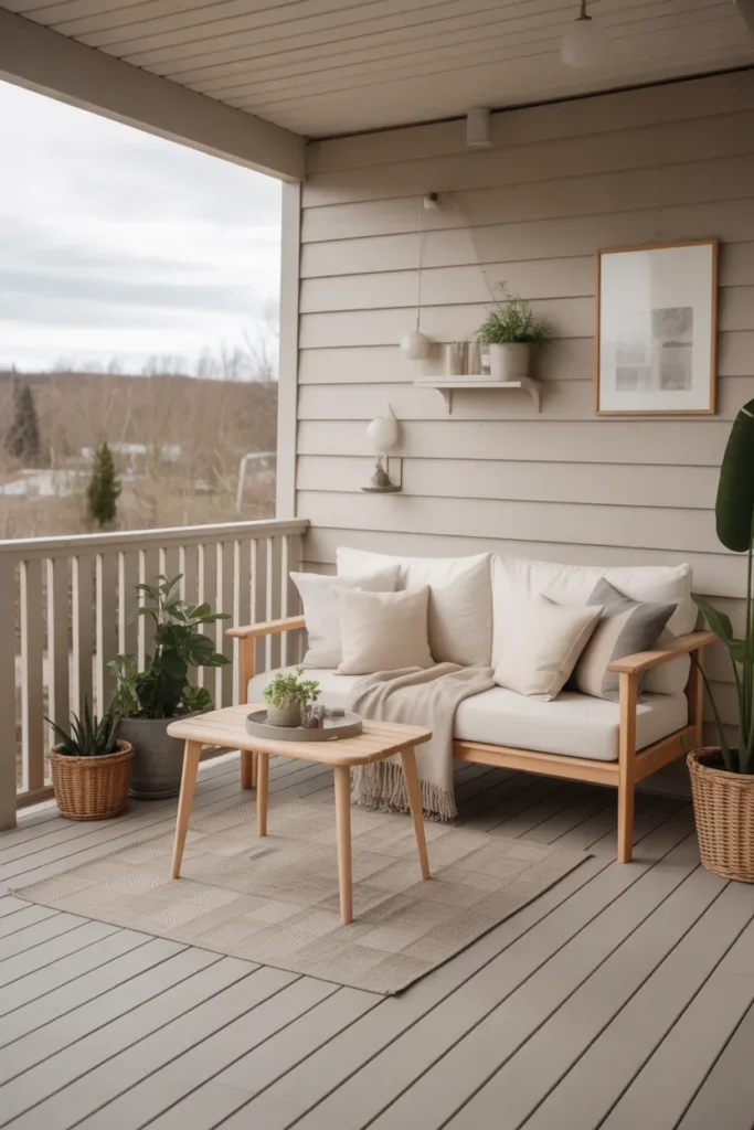  Scandinavian-Inspired Deck with Simple Elegance