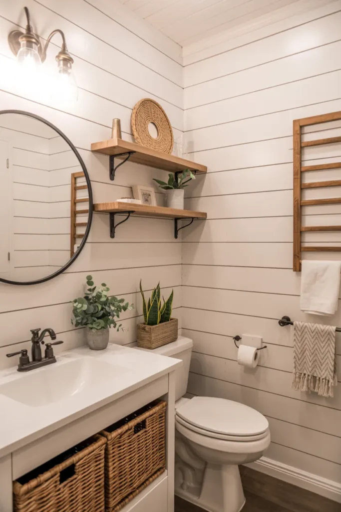 Shiplap Walls for Cozy Texture