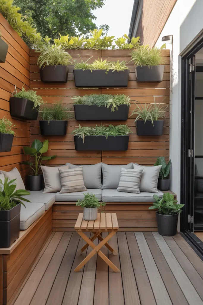 Small Deck with Space-Saving Design