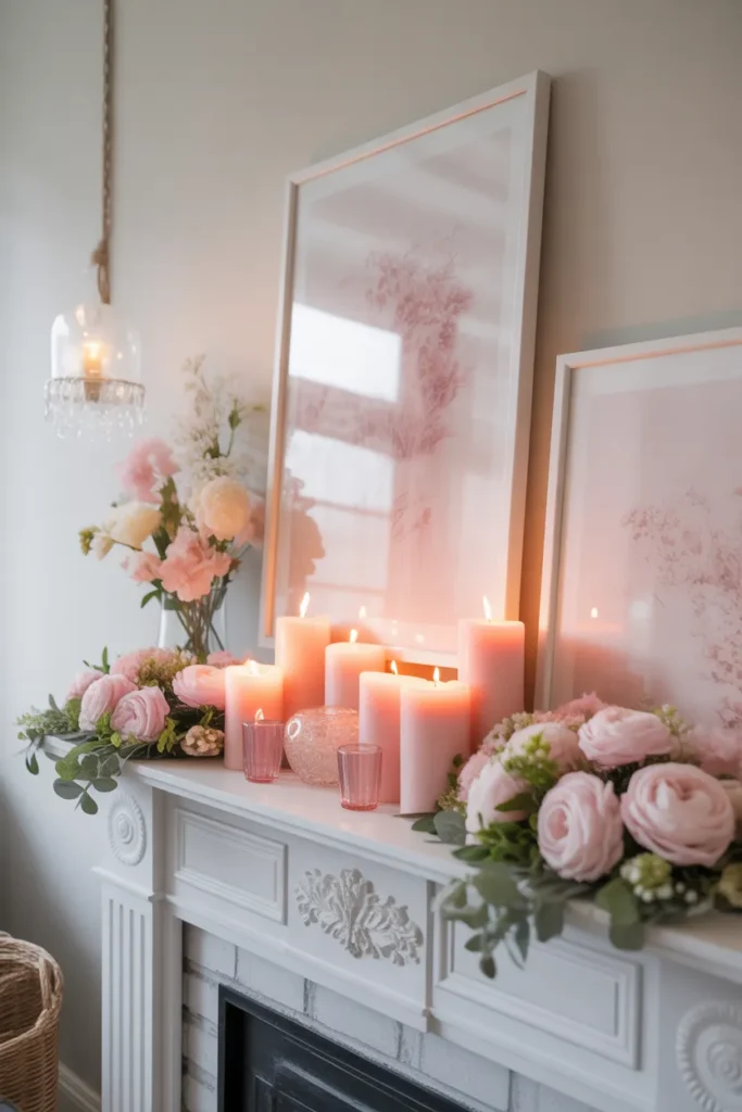 Soft Pink Accents for a Feminine Touch