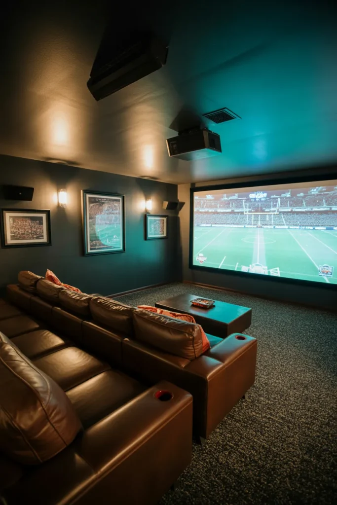 Sports-Lover’s Screening Room