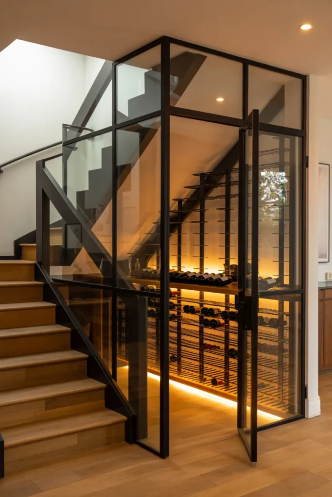 Under-Stair Wine Cellar