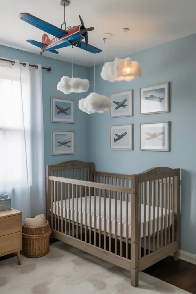 Vintage Airplane Nursery