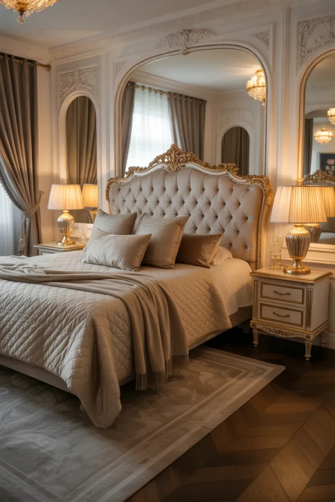 Vintage Glam Guest Bedroom