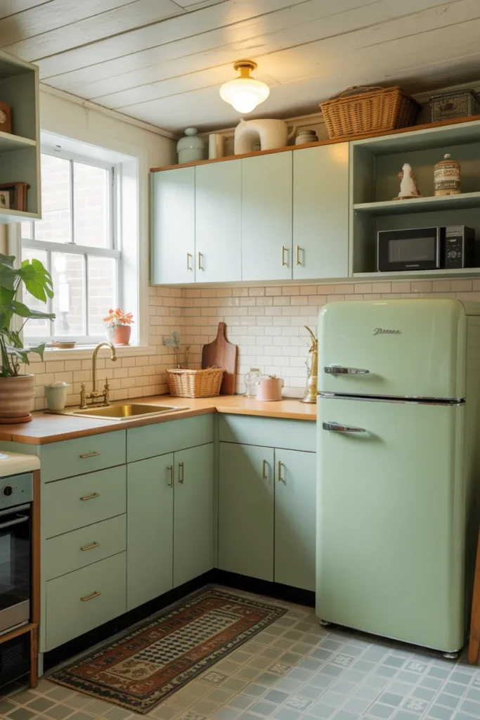 Vintage-Inspired Kitchenette