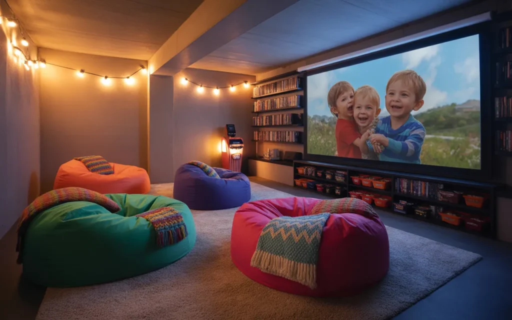 home theater ideas basement