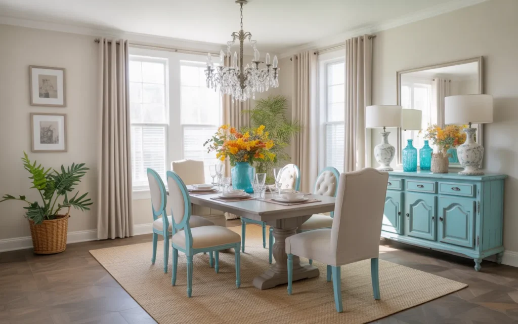 modern farmhouse dining room