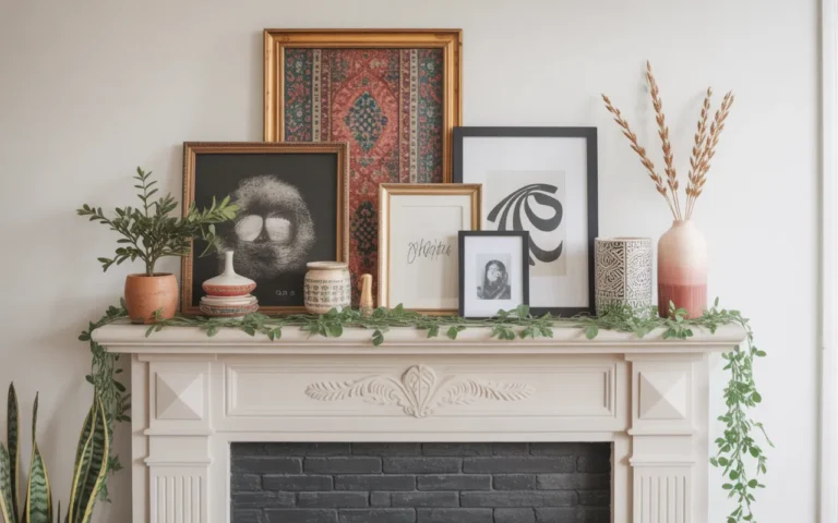 summer mantel decorating ideas