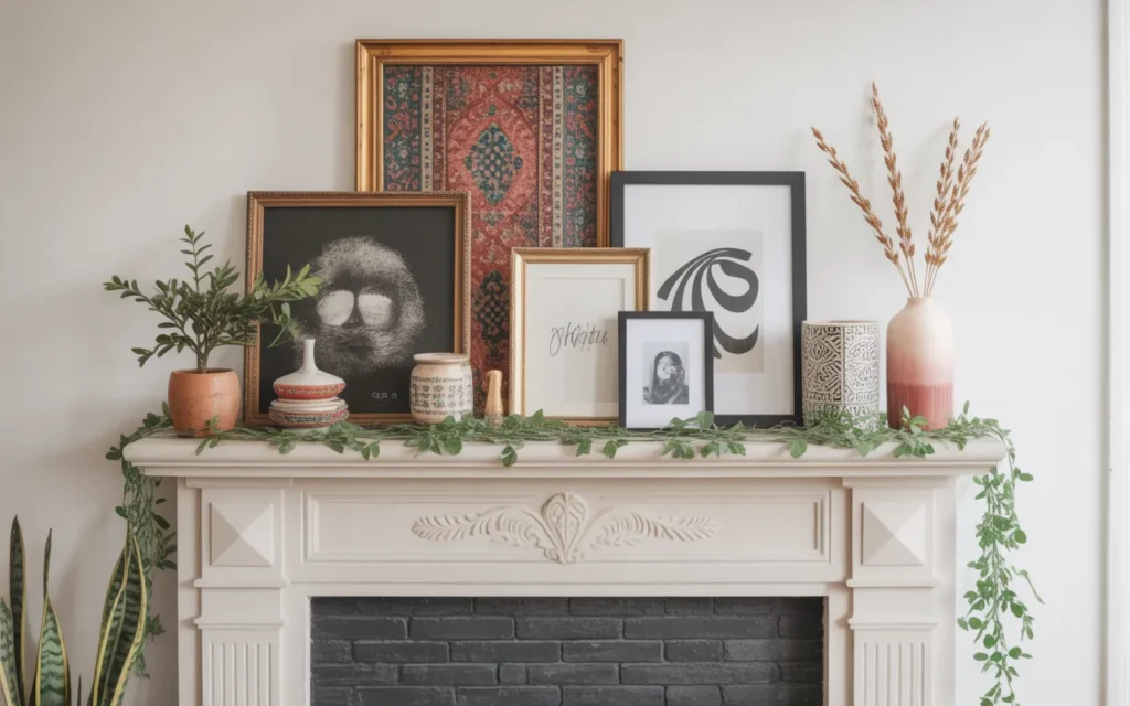 summer mantel decorating ideas