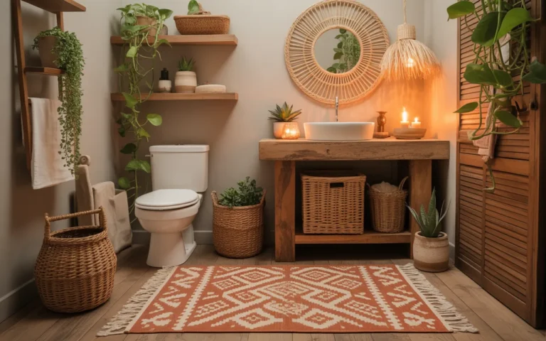 tiny powder room ideas major statement