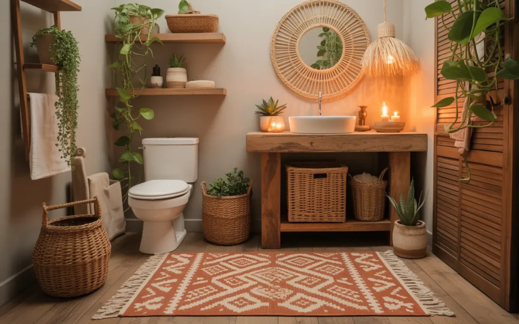 tiny powder room ideas major statement