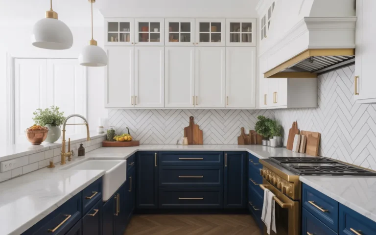 two tone kitchen cabinet combinations