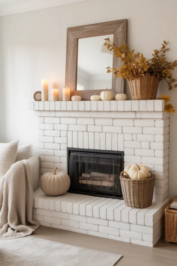  Cozy Neutrals with Pumpkin Accents