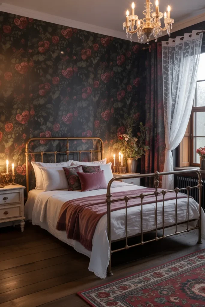 Dark Floral Wallpaper Magic