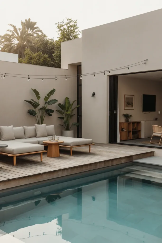  Modern Deck Pool Oasis