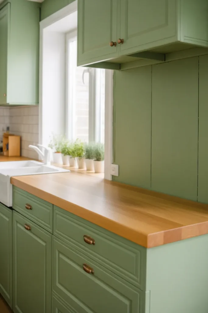  Sage Green Cabinets for a Calming Vibe