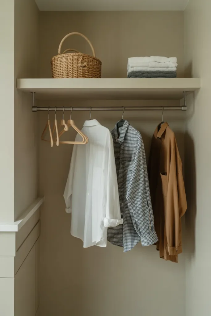   Add a Hanging Rod for Air-Drying Clothes