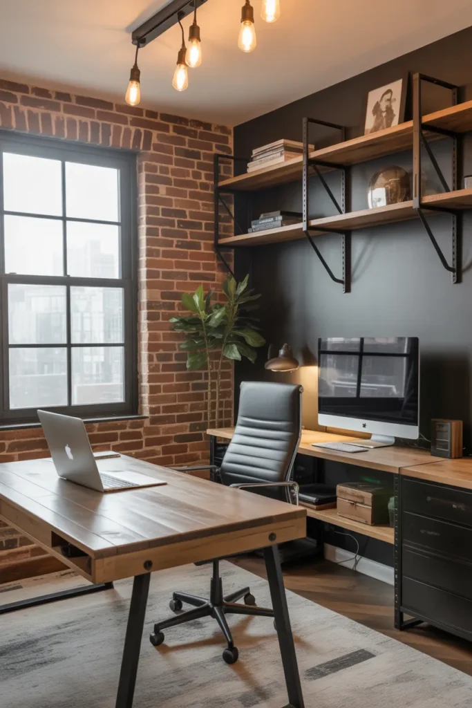 Industrial Chic Workspace