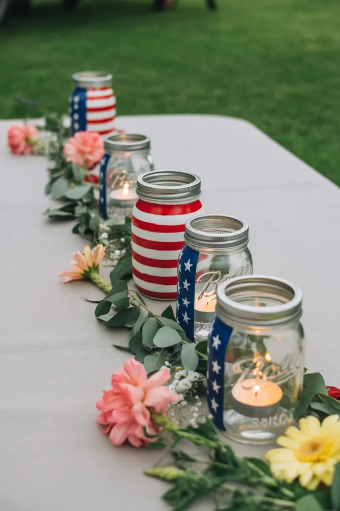  Mason Jar Candle Holders
