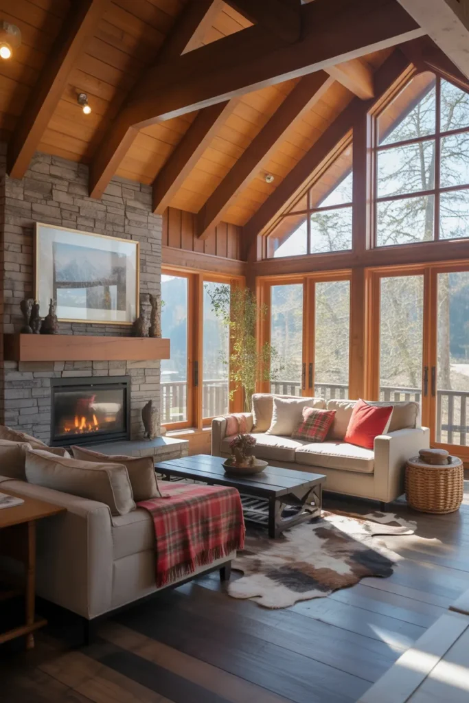   Rustic Mountain Sunroom