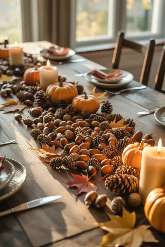   Acorn and Pinecone Decor