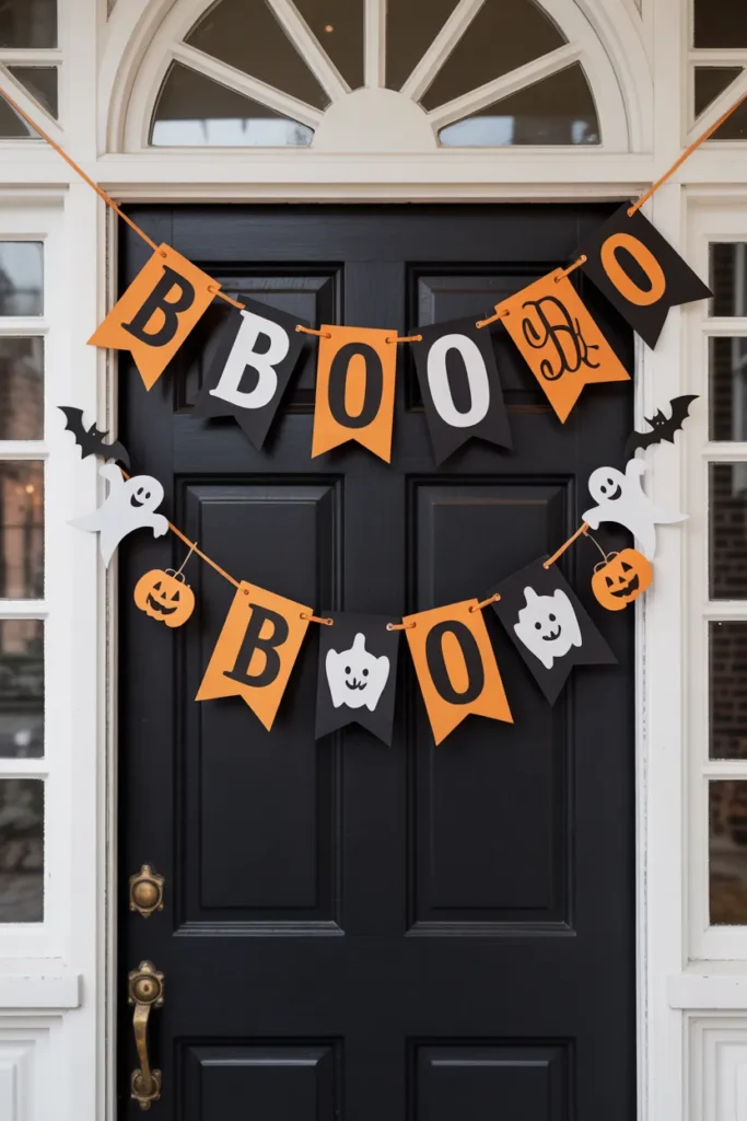  Boo Banner Across the Door