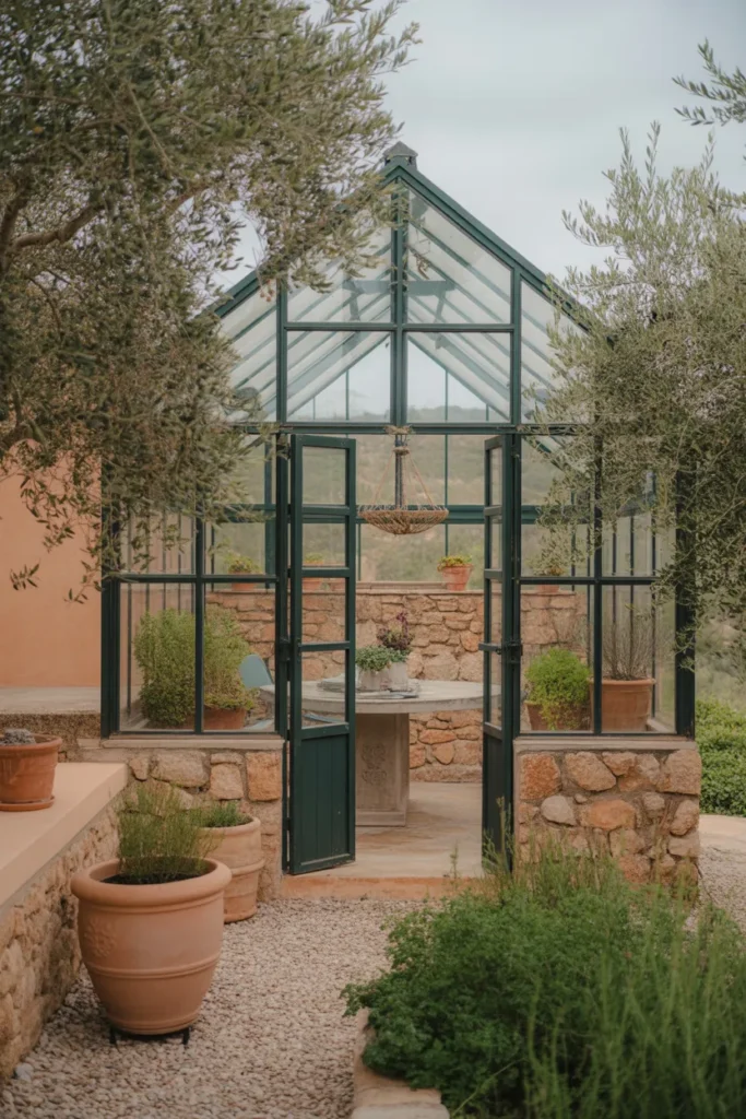  Mediterranean Stone Greenhouse