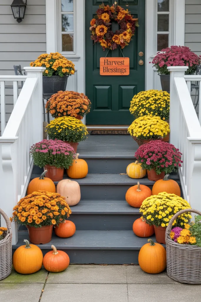  Mums Galore Front Porch