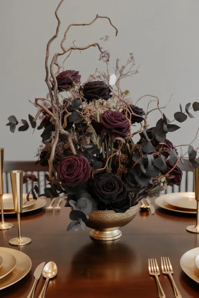  Dark Botanical Centerpiece