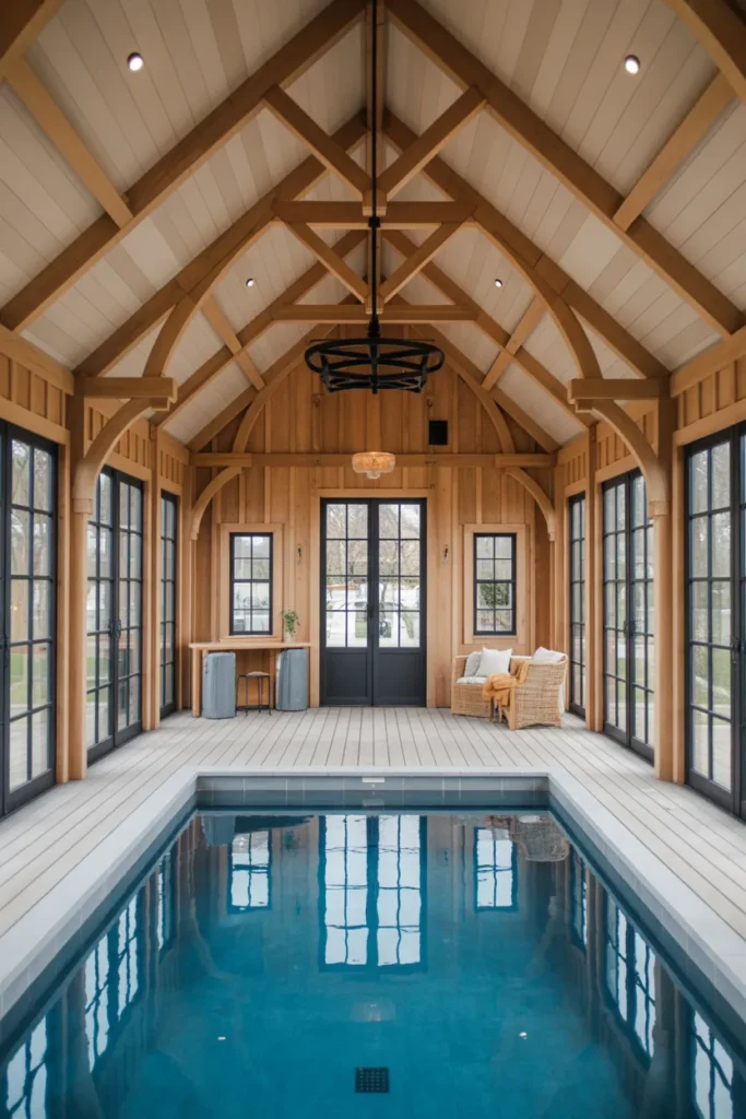  Modern Barn-Style Pool House